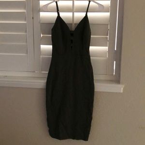 Army green Windsor dress